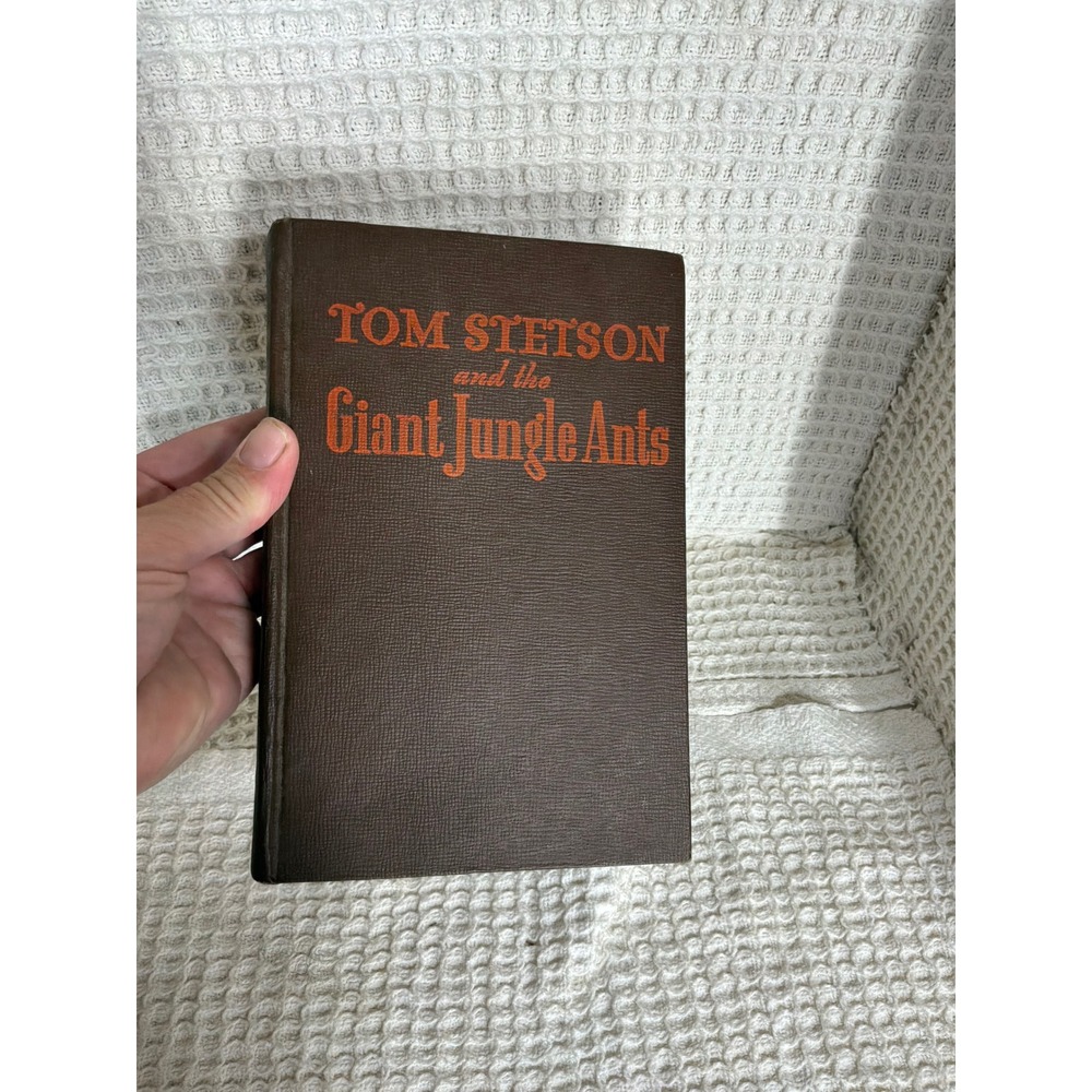 Vintage 1948 Whitman Tom Stetson and the‎ Giant Jungle Ants Hardcover Brown